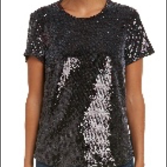 Michael Stars Tops - Michael Stars. Black sparkle top NWT
